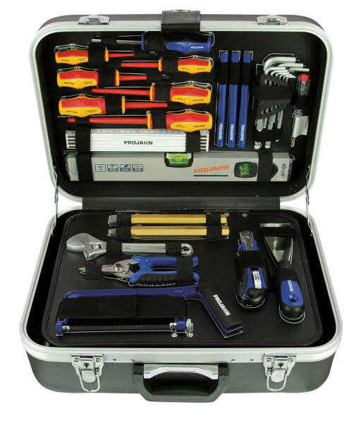 PROJAHN proficraft Werkzeug-Koffer Elektro 1/4" + 1/2" 128-tlg.