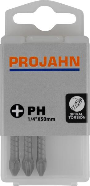 PROJAHN 1/4" Torsion-Bit ACR L50 mm Phillips Nr. 1 3er-Pack