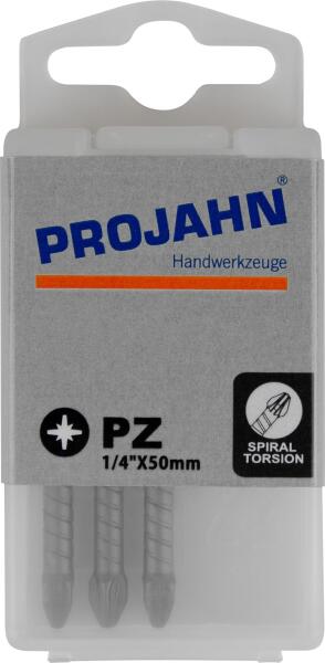 PROJAHN 1/4" Torsion-Bit ACR L50 mm Pozidriv Nr. 3 3er-Pack