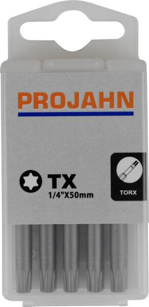 PROJAHN 1/4" Bit L50 mm TX T45 10er-Pack