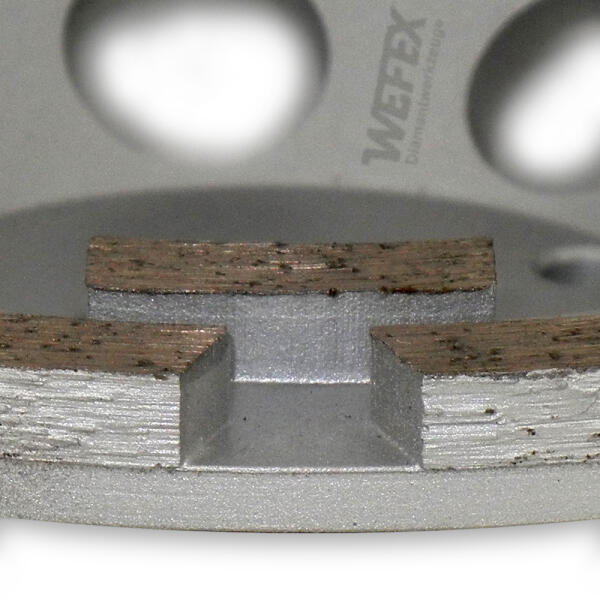 harter Kalksandstein 2-reihig 125 x 22,23 mm DISC Diamant Schleifteller Beton 