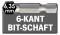 PROJAHN Spiralbohrer Set 5-tlg. HSS-G &Oslash; 2 - 6 mm 1/4&quot; E 6.3 Schaft 