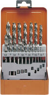 PROJAHN Speed Spiralbohrer Set 19-tlg. HSS-Co 5% DIN 338 Typ S &Oslash; 1 - 10 mm Zylinderschaft